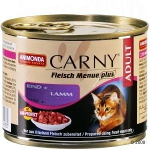 Animonda Carny Dorosłe Wołowina + Jagnięcina Puszka 200g 1141 Animonda Carny Dorosłe Wołowina + Jagnięcina Puszka 200g 1141
