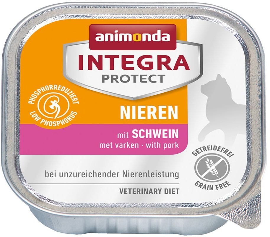 Animonda Cat Integra Protect Renal NIEREN) wieprzowina 6x100g tacka 36684-uniw