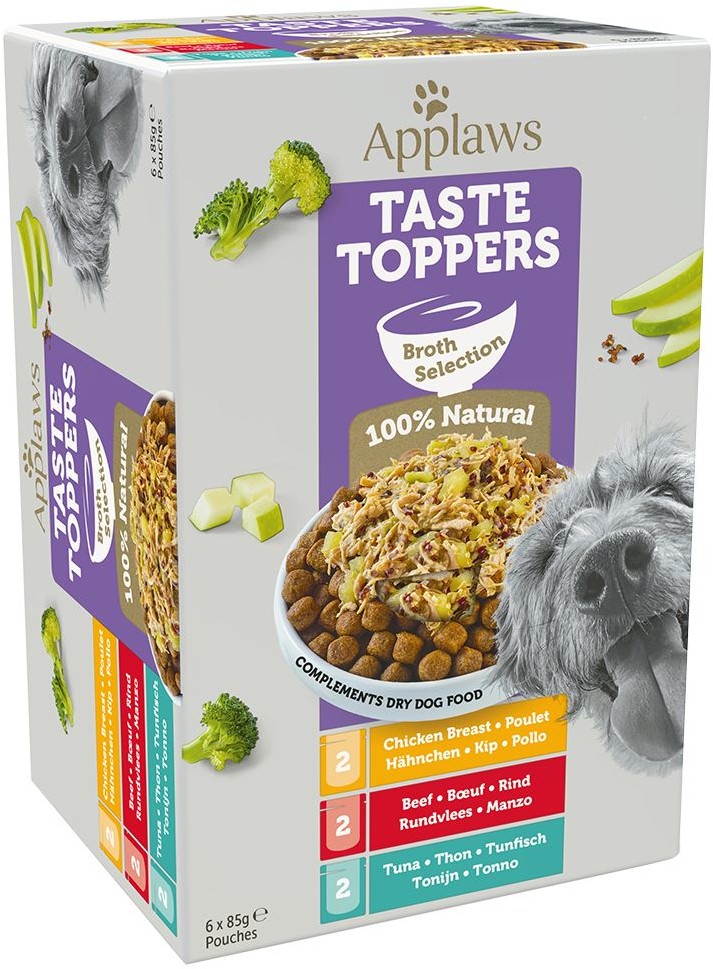Applaws Taste Toppers 6 x 85 g Pakiet próbny w sosie Applaws Taste Toppers 6 x 85 g Pakiet próbny w sosie