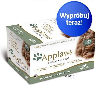 Applaws Zestaw próbny Cat Pot, 8 x 60g – Wariacje rybne Applaws Zestaw próbny Cat Pot, 8 x 60g - Wariacje rybne