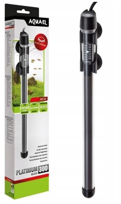 AQUA EL AQUAEL Grzałka szklana Platinium 300W 121221 AQUA EL AQUAEL Grzałka szklana Platinium 300W 121221