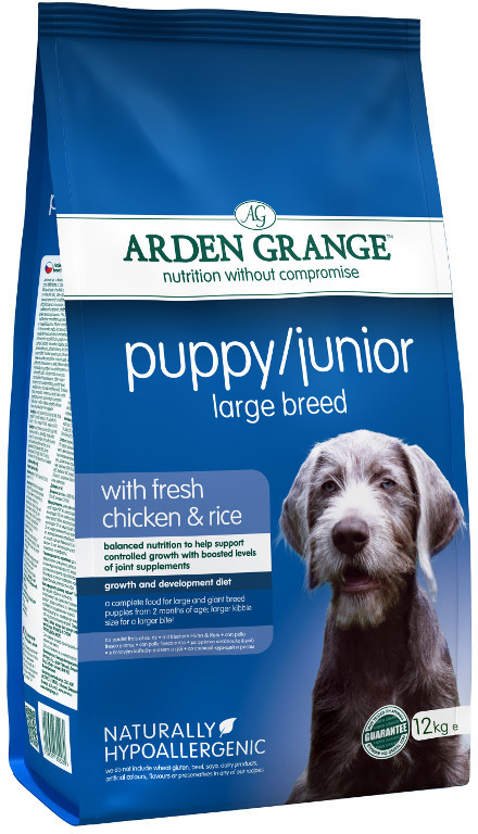 Arden Grange Puppy Junior Large Breed Chicken&Rice 12 kg Arden Grange Puppy Junior Large Breed Chicken&Rice 12 kg