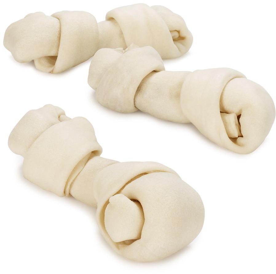 Barkoo Natur Kości Do Żucia Z Supełkiem, Wołowe – 12 X Ok. 11 Cm Barkoo Natur Kości Do Żucia Z Supełkiem, Wołowe - 12 X Ok. 11 Cm