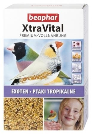 Beaphar XtraVital Exoten 500 g sucha karma dla egzotycznych ptaków tropikalnych 500g