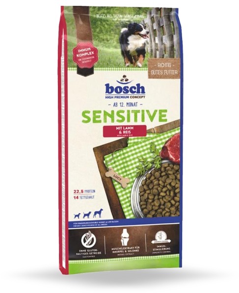 Bosch Sensitive Lamb&Rice 15 kg Bosch Sensitive Lamb&Rice 15 kg