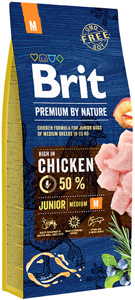 Brit Premium By Nature Junior Medium M 3 kg Brit Premium By Nature Junior Medium M 3 kg