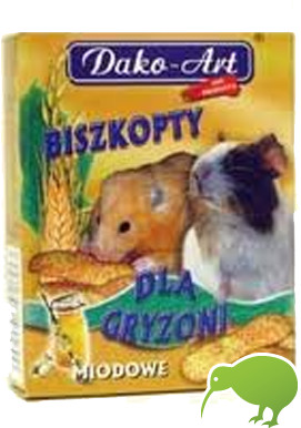 Dako-Art Biszkopty miodowe dla gryzoni 50g Dako-Art Biszkopty miodowe dla gryzoni 50g