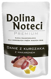 Dolina Noteci Premium danie kurczak z makaronem 100 g mokra karma dla psów ras małych Dolina Noteci Premium danie kurczak z makaronem 100 g mokra karma dla psów ras małych