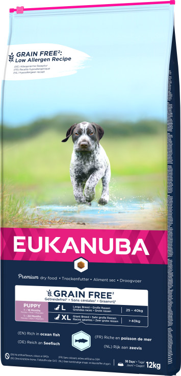 Eukanuba Puppy&Junior Large Breeds Grain Free 12kg Eukanuba Puppy&Junior Large Breeds Grain Free 12kg