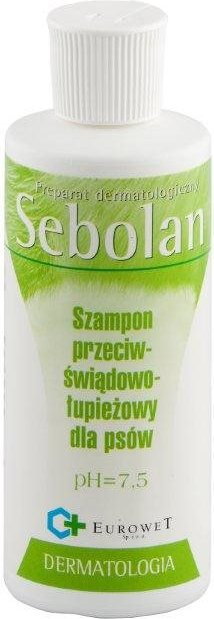 Eurowet SEBOLAN 200 ml – Szampon przeciw świądowi i łupieżowi dla psów Eurowet SEBOLAN 200 ml - Szampon przeciw świądowi i łupieżowi dla psów