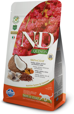 Farmina N&D Cat Quinoa feline Skin&Coat Herring1,5 kg