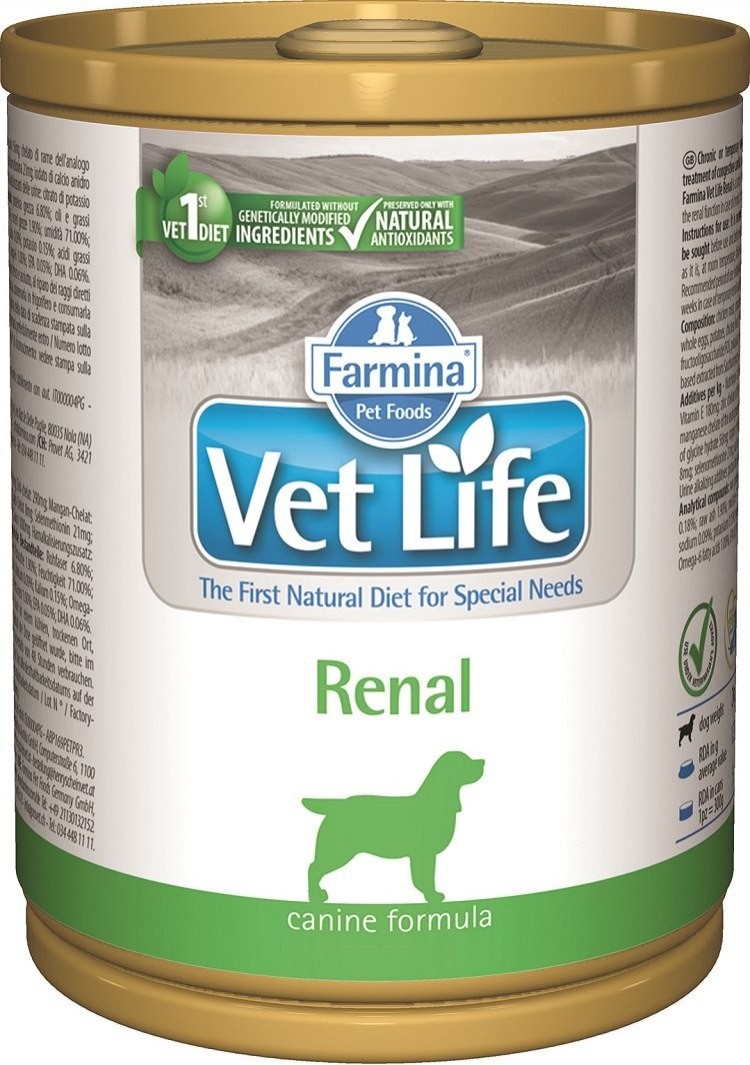 Farmina Vet Life VET LIFE NATURAL DIET DOG RENAL 300g PVT300005 Farmina Vet Life VET LIFE NATURAL DIET DOG RENAL 300g PVT300005