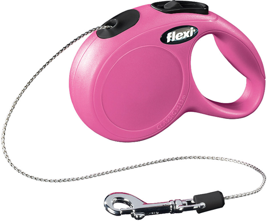 Flexi Smycz linka Classic, różowa, XS, 8 kg Flexi Smycz linka Classic, różowa, XS, 8 kg