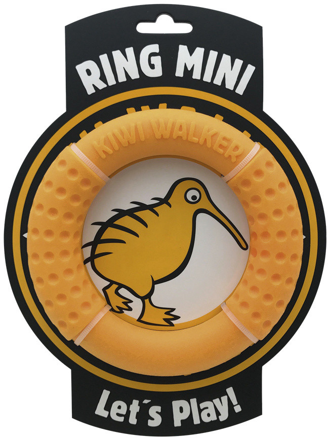 Kiwi Walker KIWI WALKER Mini Ring Pomarańczowy 13 cm – zabawka dla psa Kiwi Walker KIWI WALKER Mini Ring Pomarańczowy 13 cm - zabawka dla psa