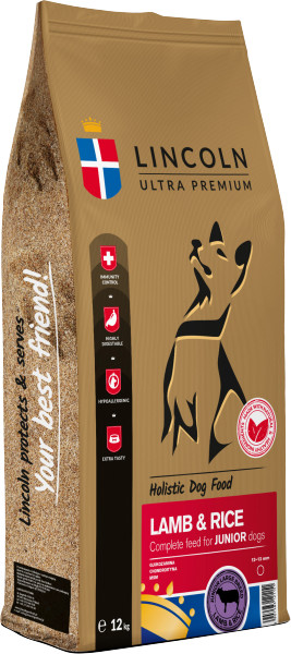 Lincoln Junior Large Lamb&Rice 12 kg Lincoln Junior Large Lamb&Rice 12 kg