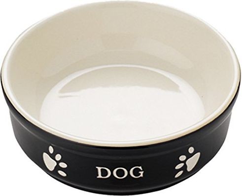 Nobby Nobby MISKA CERAMICZNA PIES 13,5cm CZARNA