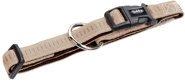 Nobby Obroża Soft Grip beżowa 15mm/35cm PNOB003