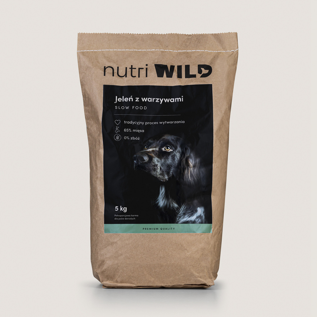 Nutri WILD SLOW FOOD Jeleń z warzywami 5 kg Nutri WILD SLOW FOOD Jeleń z warzywami 5 kg