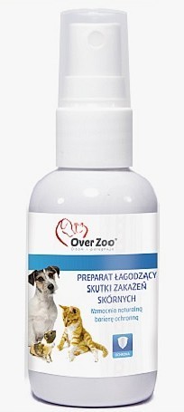 Over Zoo Preparat łagodzący skutki zakażeń skórnych 50ml MS_12743 Over Zoo Preparat łagodzący skutki zakażeń skórnych 50ml MS_12743