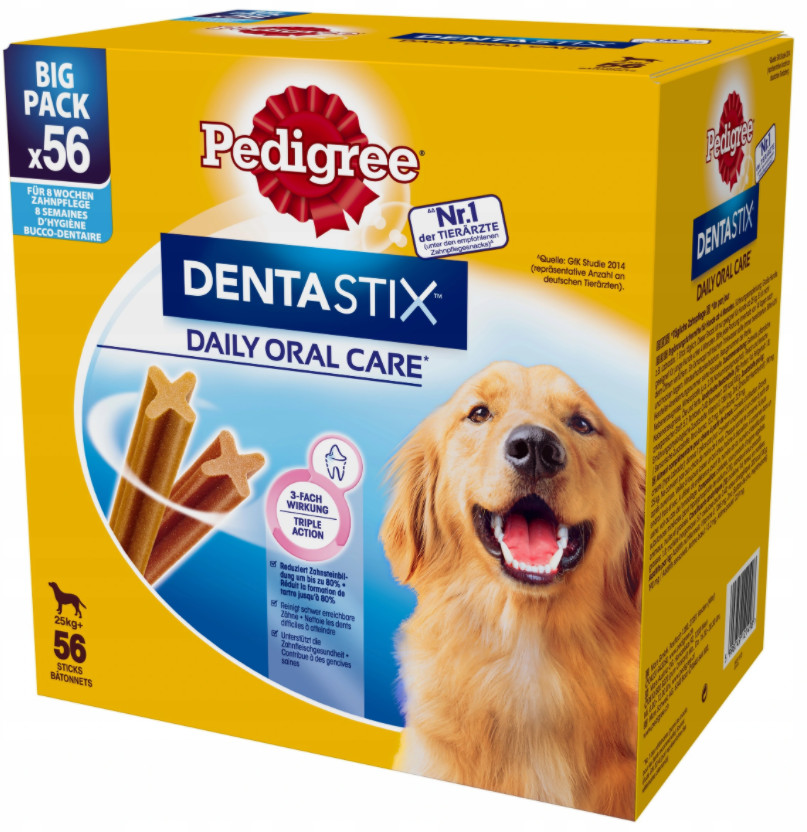 Pedigree Dentastix, 112 Sztuk – Dla Dużych Psów, 4320 G Pedigree Dentastix, 112 Sztuk - Dla Dużych Psów, 4320 G