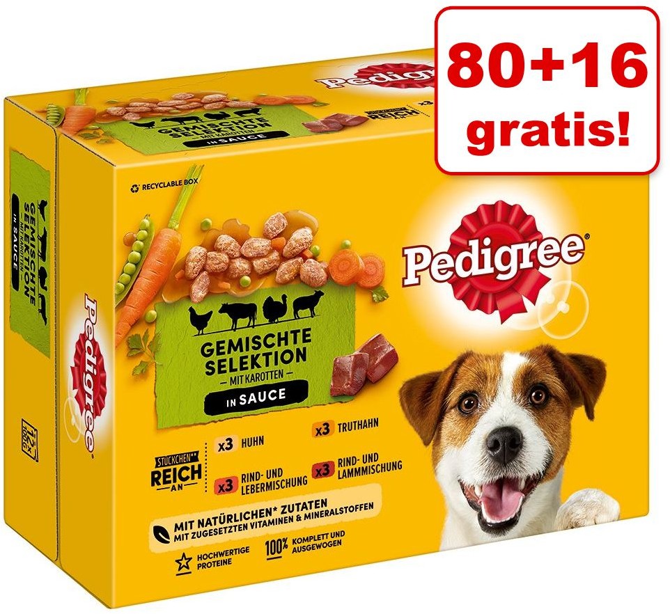 Pedigree Pakiet Saszetki, 24 x 100 g – W sosie Pedigree Pakiet Saszetki, 24 x 100 g - W sosie
