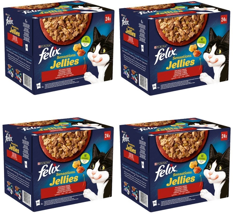 Purina Felix Sensations Wiejskie Smaki w galaretce 96x85g 48692-uniw