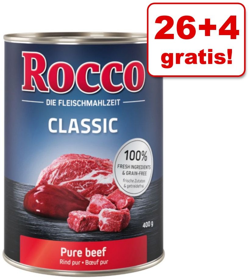 Rocco Zestaw Classic, 24 x 400g – Czysta wołowina Rocco Zestaw Classic, 24 x 400g - Czysta wołowina
