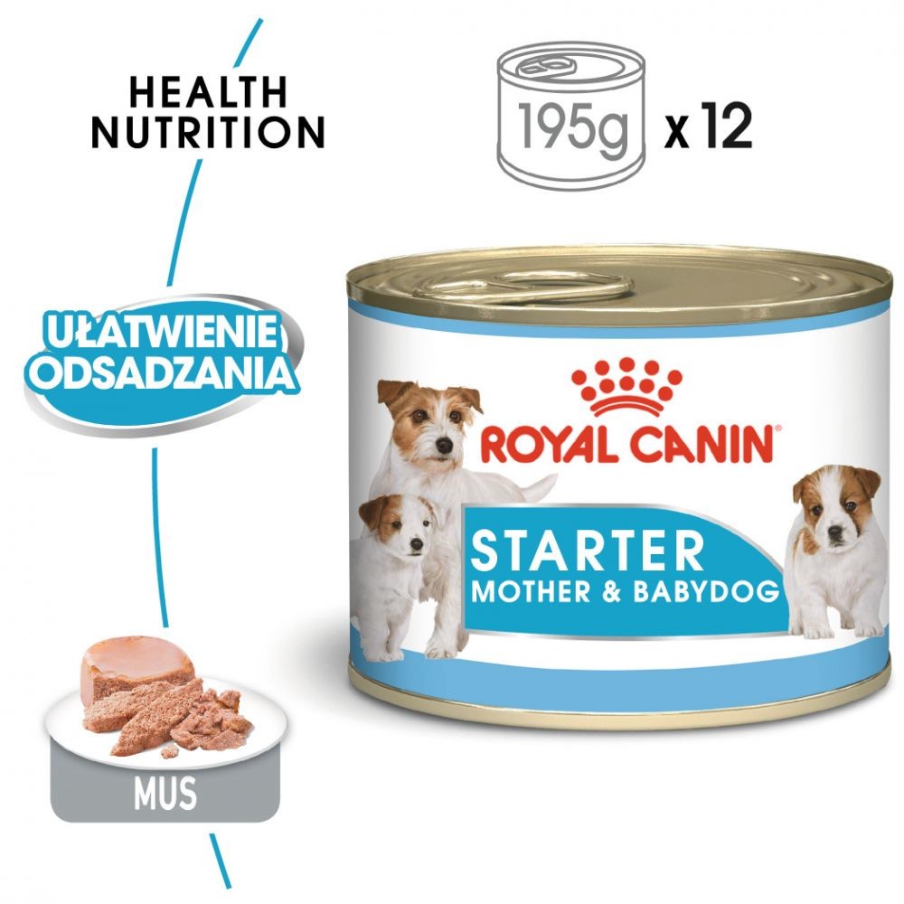 Royal Canin Zestaw Starter Mousse Mother & Babydog 195g