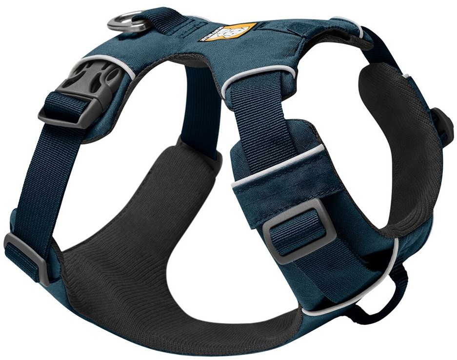 Ruffwear Ruffwear Front Rage szelki dla psa ciemnoniebieskie Rozmiar S obwód klatki piersiowej 56 69 cm szerokość 24 mm Ruffwear Ruffwear Front Rage szelki dla psa ciemnoniebieskie Rozmiar S obwód klatki piersiowej 56 69 cm szerokość 24 mm