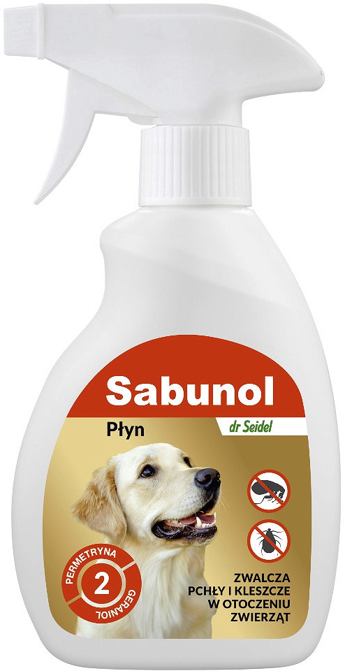 Sabunol Płyn do zwalczania pcheł w otoczeniu zwierząt 250ml Sabunol Płyn do zwalczania pcheł w otoczeniu zwierząt 250ml