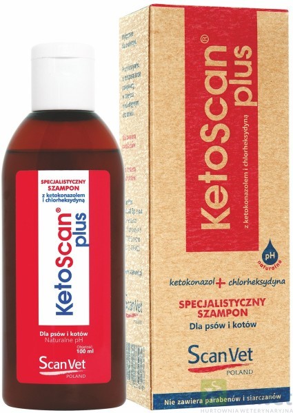Scanvet KetoScan Plus 100 ml szampon