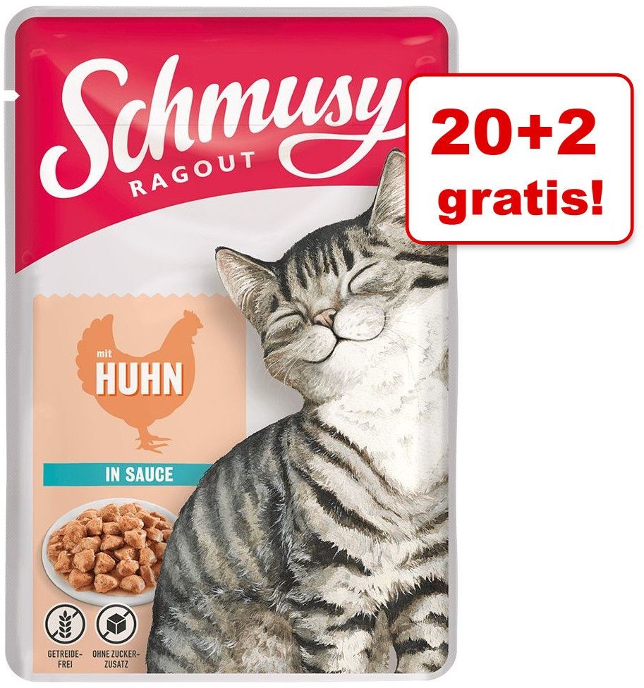 Schmusy Ragout w sosie, 22 x 100 g – Wołowina Schmusy Ragout w sosie, 22 x 100 g - Wołowina