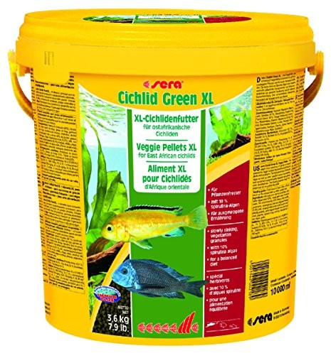 Sera 00213 Cichlid – zielona karma, 10 l, zielony Sera 00213 Cichlid - zielona karma, 10 l, zielony