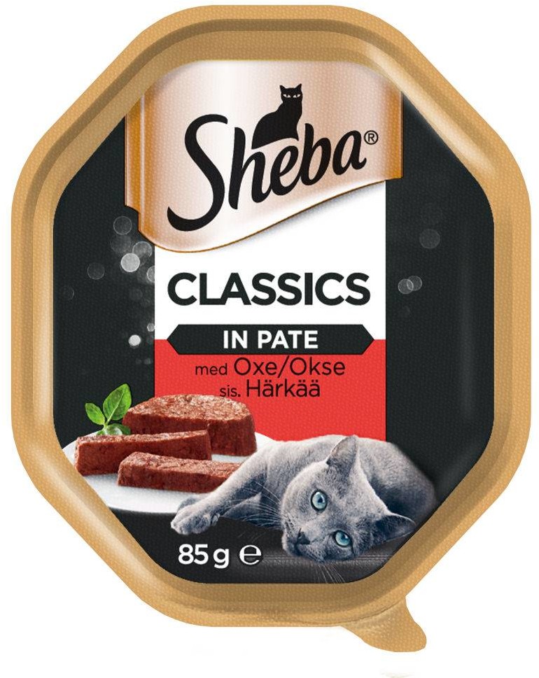 Sheba Sheba Classics Pasztet Wołowina tacka 85g