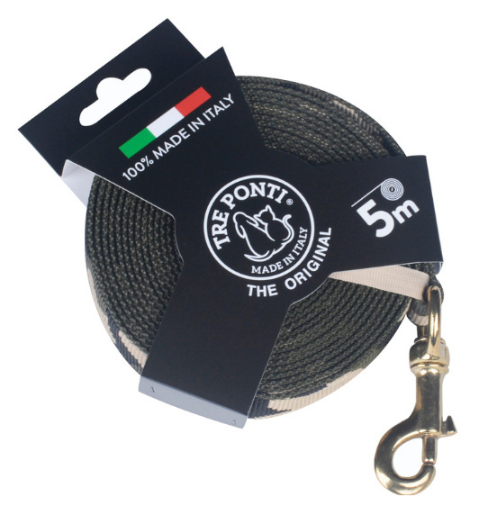TRE PONTI Smycz treningowa dla psa 5m MORO TRE PONTI Smycz treningowa dla psa 5m MORO