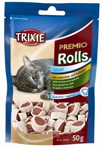 Trixie Premio Fish Chicken Rolls - Krążki Z Kurczakiem I Łososiem [42702] 13121