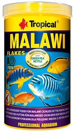 Tropical Malawi – pokarm dla pielęgnic z jeziora Malawi 250ml/50g Tropical Malawi - pokarm dla pielęgnic z jeziora Malawi 250ml/50g