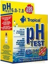 Tropical pH Test do wody 6.0-7.8 do wody słodkiej 80102 Tropical pH Test do wody 6.0-7.8 do wody słodkiej 80102