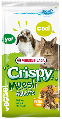 Versele-Laga Crispy Muesli Rabbits 400 g mieszanka dla królików miniaturowych Versele-Laga Crispy Muesli Rabbits 400 g mieszanka dla królików miniaturowych
