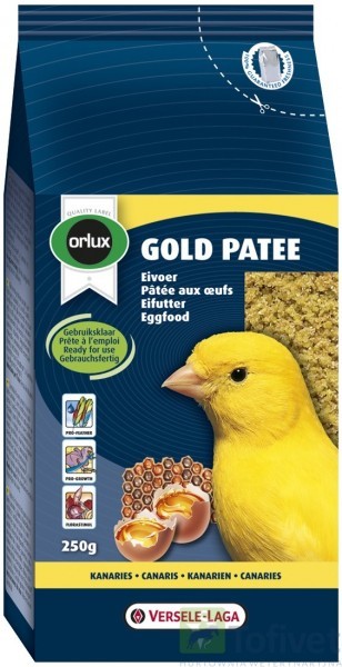 Versele-Laga Gold Patee Canaries yellow 250g pokarm jajeczny dla żółtych kanarków VL-424034 Versele-Laga Gold Patee Canaries yellow 250g pokarm jajeczny dla żółtych kanarków VL-424034