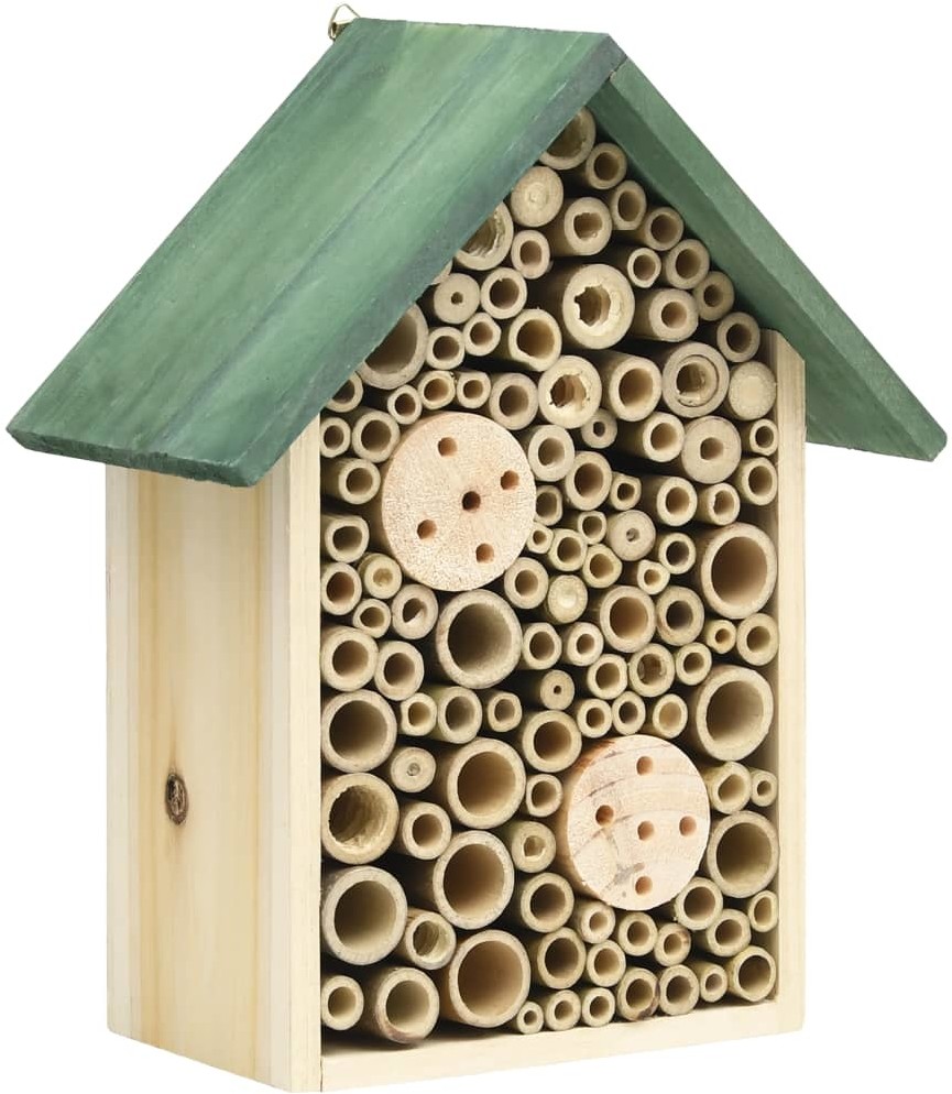 vidaXL Domki dla owadów, 2 szt., 23x14x29 cm, lite drewno jodłowe vidaXL vidaXL Domki dla owadów, 2 szt., 23x14x29 cm, lite drewno jodłowe vidaXL
