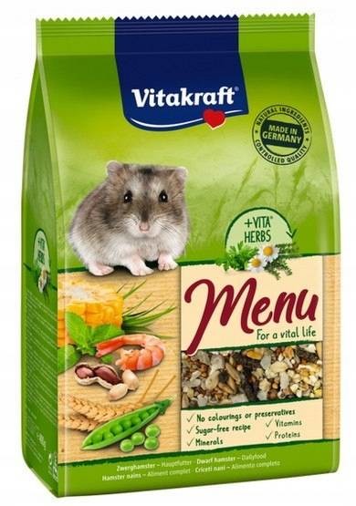 Vitakraft Menu Vital Chomik dżungarski 400g Vitakraft Menu Vital Chomik dżungarski 400g