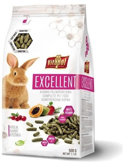 Vitapol Excellent Karma dla Królika 500 g 5120 Vitapol Excellent Karma dla Królika 500 g 5120