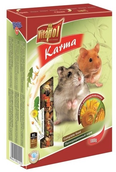 Vitapol Pokarm Pełnoporcjowy Dla Chomika 1Kg Vitapol Pokarm Pełnoporcjowy Dla Chomika 1Kg