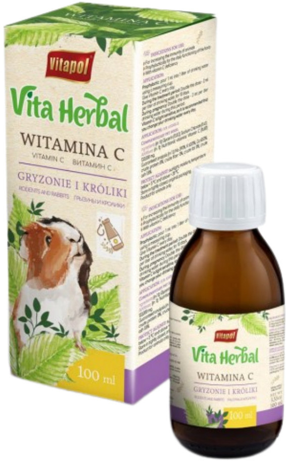 Vitapol Vita Herbal Witamina C dla gryzoni i królika 100 ml Vitapol Vita Herbal Witamina C dla gryzoni i królika 100 ml