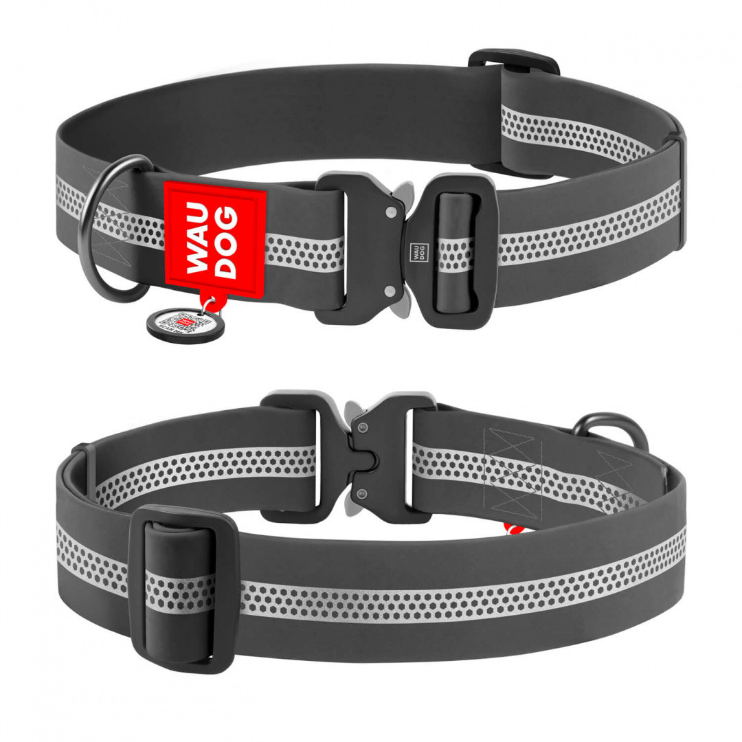 WauDog WAUDOG Waterproof Obroża odblaskowa 43-70/4 cm XXL WauDog WAUDOG Waterproof Obroża odblaskowa 43-70/4 cm XXL