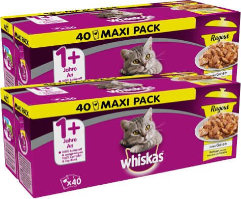 Whiskas Adult Potrawka 80x85g Smaki Drobiowe mokra karma dla kotów w galaretce z kurczakiem z kaczką z drobiem z indykiem) saszetka 55137-uniw Whiskas Adult Potrawka 80x85g Smaki Drobiowe mokra karma dla kotów w galaretce z kurczakiem z kaczką z drobiem z indykiem) saszetka 55137-uniw