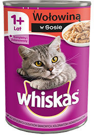 Whiskas Wołowina W Sosie 400G