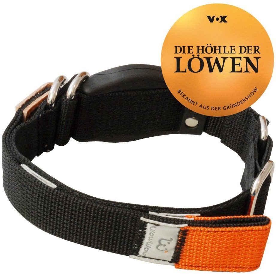 WowWow WowWow Obroża Professional, czarna – Rozmiar M, obwód szyi: 37 – 46 cm, szer.: 35 mm WowWow WowWow Obroża Professional, czarna - Rozmiar M, obwód szyi: 37 - 46 cm, szer.: 35 mm