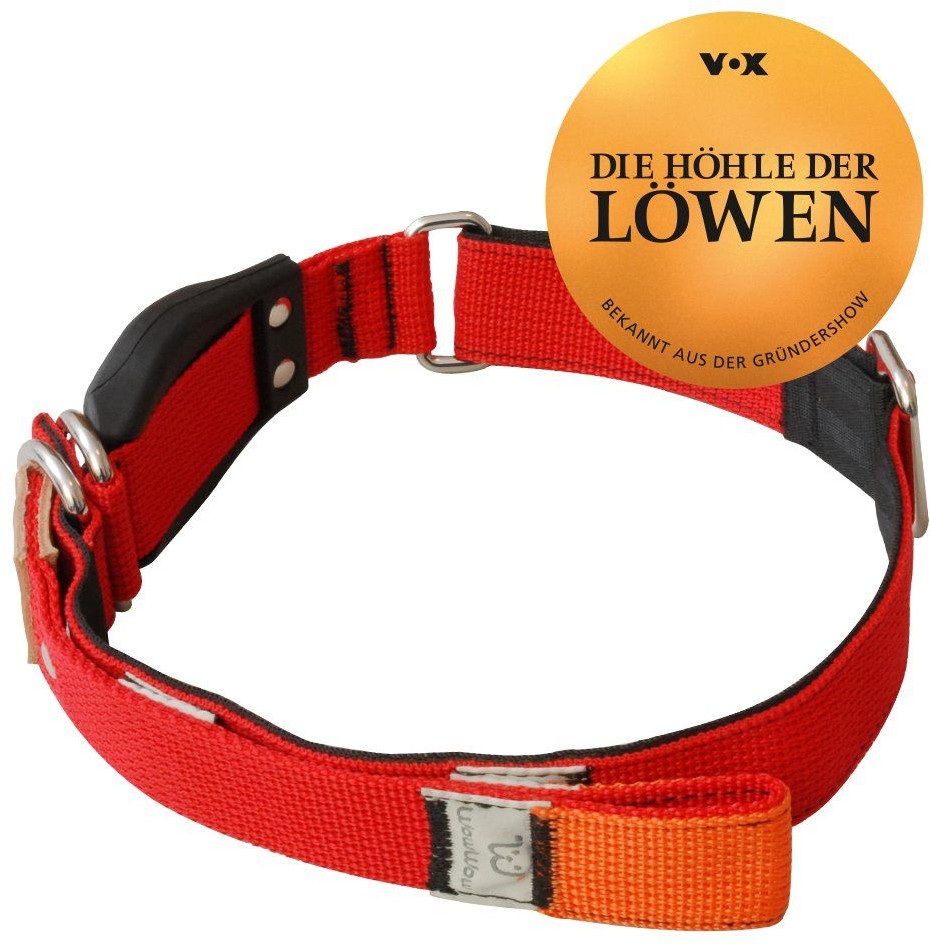 WowWow WowWow Obroża Professional, czerwona - Rozmiar L, obwód szyi: 46 - 66 cm, szer.: 35 mm